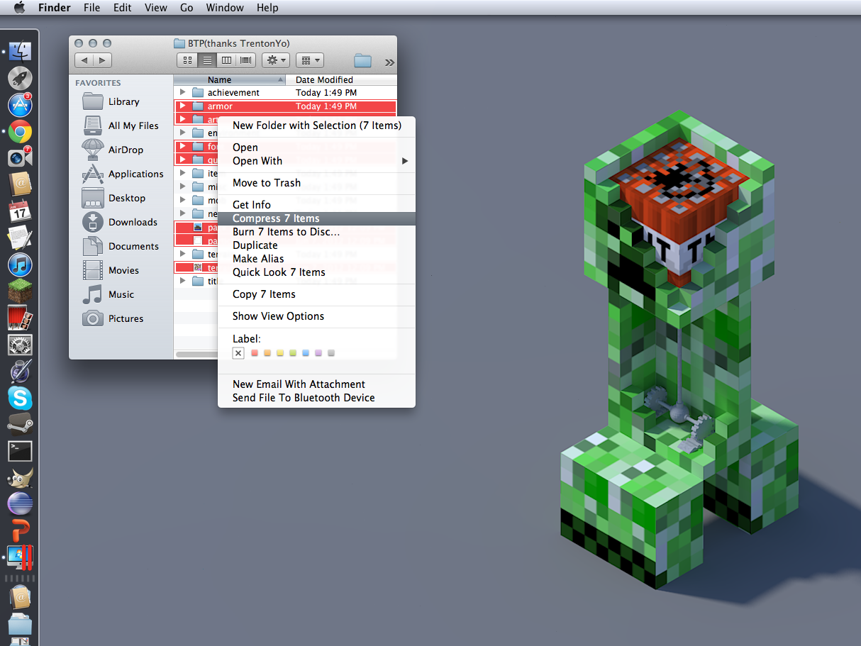 make a texture pack for minecraft mac